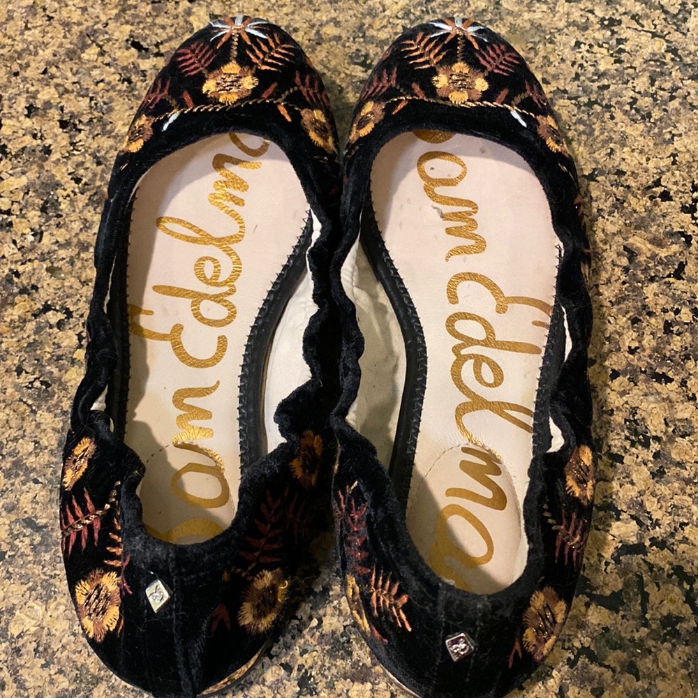 Sam Edelman Embroidered Flats